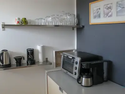 Cuxland-Fewo-Service - Haus Alte-Liebe Wohnung 404 Küchenzeile