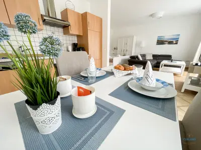 Cuxland-Fewo-Service - Residenz Grantz - Wohnung 2  - Wohn - Schlafzimmer