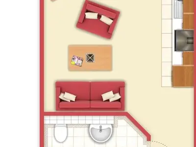 Ferienwohnung für 4 Personen (59 m²) in Duhnen 10/10