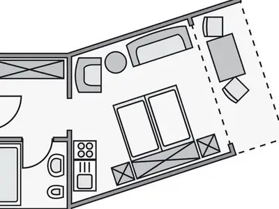 Ferienwohnung für 2 Personen (32 m²) in Duhnen 9/10