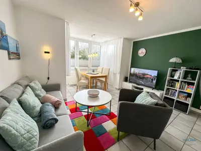 Cuxland-Fewo-Service - Haus Elbstrom Wohnung 11-Wohnzimmer