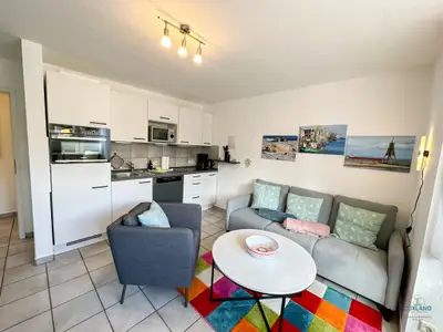 Cuxland-Fewo-Service - Haus Elbstrom Wohnung 11-Wohnzimmer