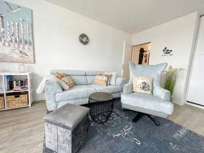 Cuxland-Fewo-Service - Haus Frische Brise- Wohnung 6.06.  - Wohnzimmer