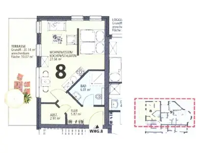 Ferienwohnung für 2 Personen (51 m²) in Cuxhaven 3/10