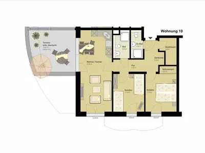 Ferienwohnung für 6 Personen (75 m²) in Cuxhaven 1/10