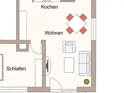 Ferienwohnung für 6 Personen (50 m²) in Duhnen 10/10