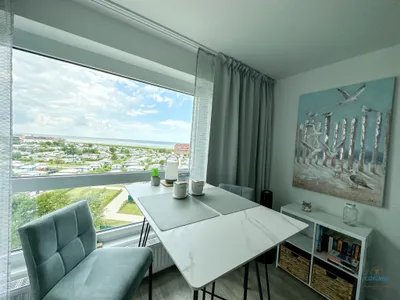 Cuxland-Fewo-Service - Haus Frische Brise- Wohnung 6.06.  - Wohnzimmer