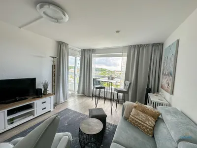 Cuxland-Fewo-Service - Haus Frische Brise- Wohnung 6.06.  - Wohnzimmer