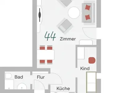 Ferienwohnung für 4 Personen (41 m²) in Duhnen 10/10
