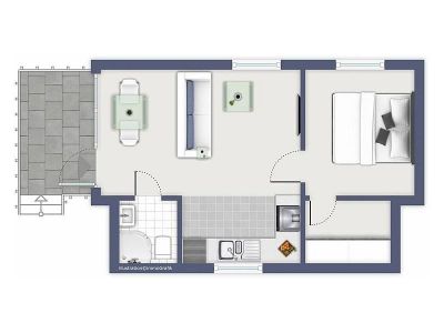 Ferienwohnung für 2 Personen (40 m²) in Dahme 8/8