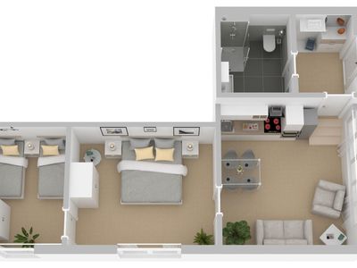 Ferienwohnung für 4 Personen (52 m²) in Dahme 10/10