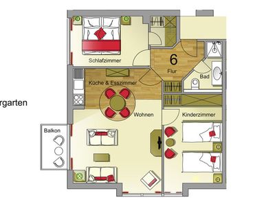 Ferienwohnung für 4 Personen (65 m²) in Dahme 10/10