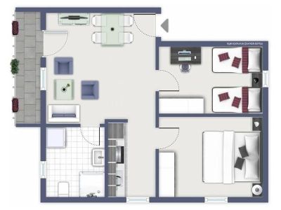 Ferienwohnung für 6 Personen (48 m²) in Dahme 8/8