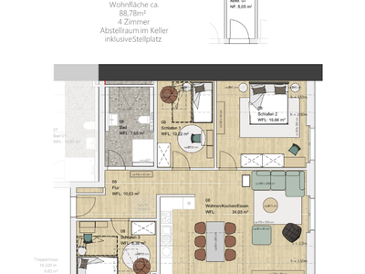 Ferienwohnung für 5 Personen (88 m²) in Dahme 6/8