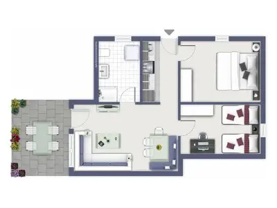 Ferienwohnung für 6 Personen (54 m²) in Dahme 9/9