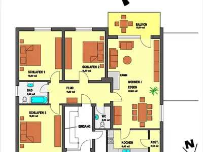 Ferienwohnung für 7 Personen (120 m²) in Dahn 2/10