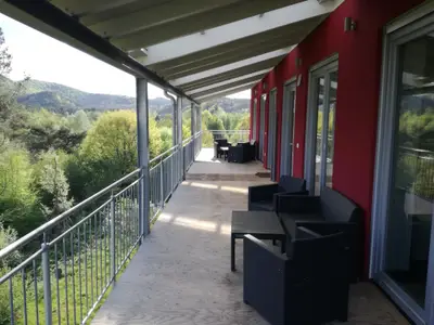 Wachtfels-Lodge Balkon