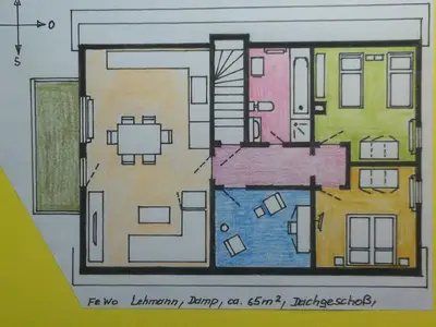 Ferienwohnung für 5 Personen (65 m²) in Damp 8/10