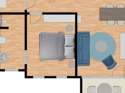 Ferienwohnung für 2 Personen (46 m²) in Dangast 6/10