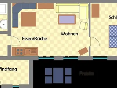 Ferienwohnung für 4 Personen (55 m²) in Dargen 5/5
