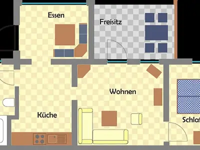 Ferienwohnung für 4 Personen (55 m²) in Dargen 6/6