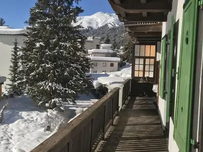 Terrasse im Winter