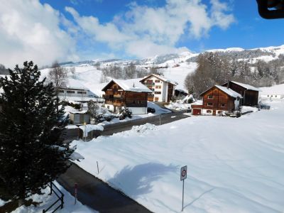 Ferienwohnung Quadra - Aussicht Winter