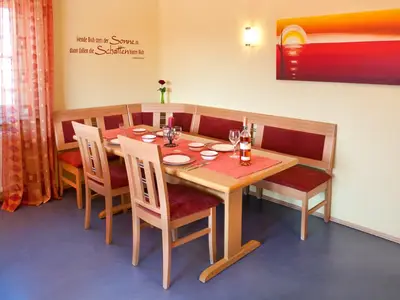 Essen in der Abendsonne