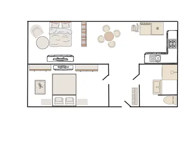 Ferienwohnung für 4 Personen (50 m²) in Stadt Delitzsch 4/10