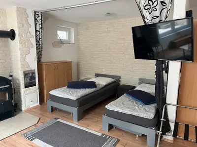 BEDROOM, INSIDE, OUTSIDE