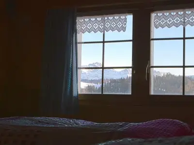 Blick aus dem Schlafzimmer