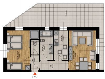 Ferienwohnung für 5 Personen (62 m²) in Dienten Am Hochkönig 8/10