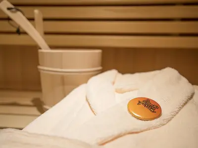 Sauna im Wellnessbereich