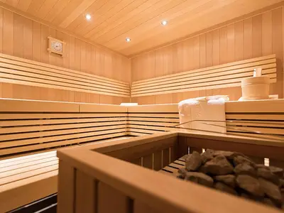 Sauna im Wellnessbereich