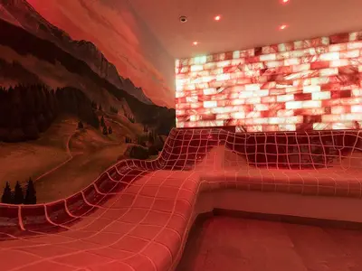 Salz Tepidarium im Wellnessbereich