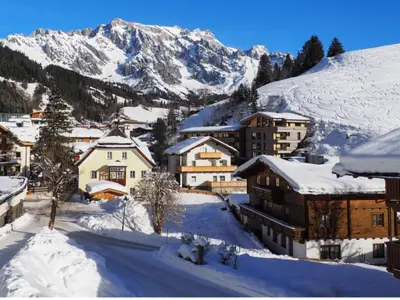 Außenseite Ferienhaus [Winter]