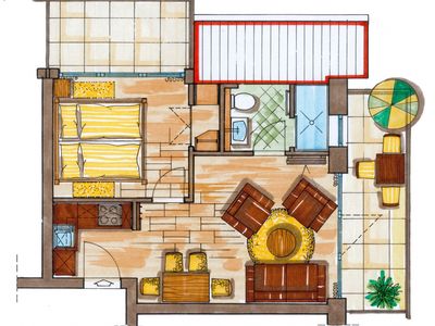 Ferienwohnung für 2 Personen (39 m²) in Dierhagen (Ostseebad) 2/10