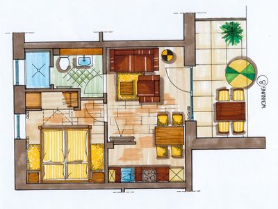 Ferienwohnung für 2 Personen (39 m²) in Dierhagen (Ostseebad) 2/10