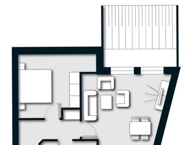 Ferienwohnung für 2 Personen (50 m²) in Dierhagen (Ostseebad) 2/10