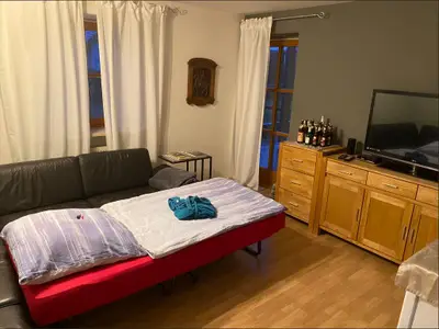 Zimmertrennung-extra Schlafbett