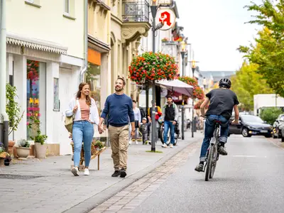 Spaziergang in die Stadt