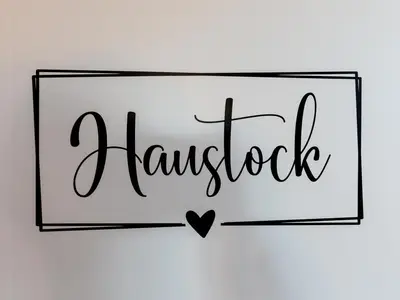 Haustock Türschild