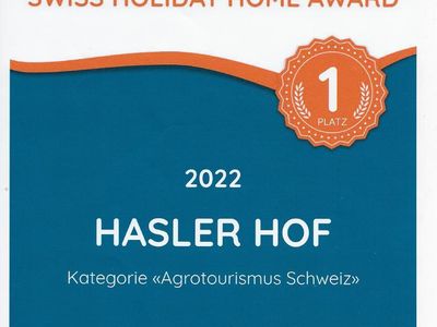 Auszeichnung: E-domizil Tourismus Award für die von den Gästen am höchsten bewerteten Agrotourismus Betriebe 