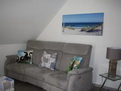 Wohnbereich. TV - Sofa