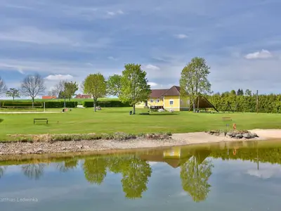 Badeteich in der Nähe