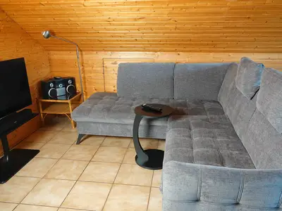 Apartment 1: Wohnzimmer