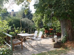 Terrasse. Gästeterrasse mit Schlossblick