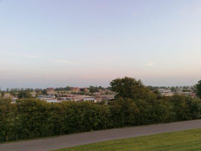 Blick über die Siedlung