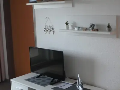 Fernsehbereich im Wohnzimmer