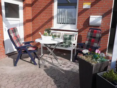 Sitzplatz in der Abendsonne